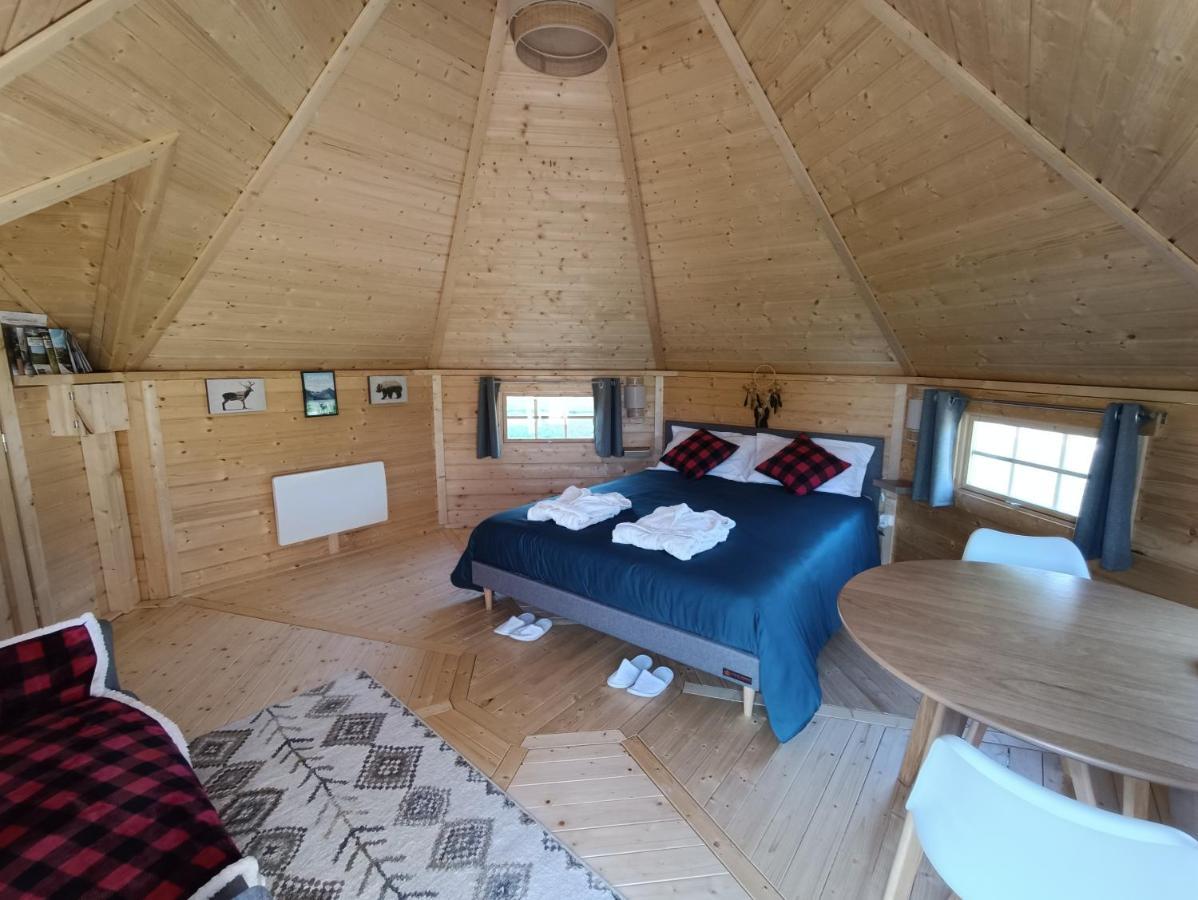 Les Cabanes Du Grand Nord Pradines  Dış mekan fotoğraf