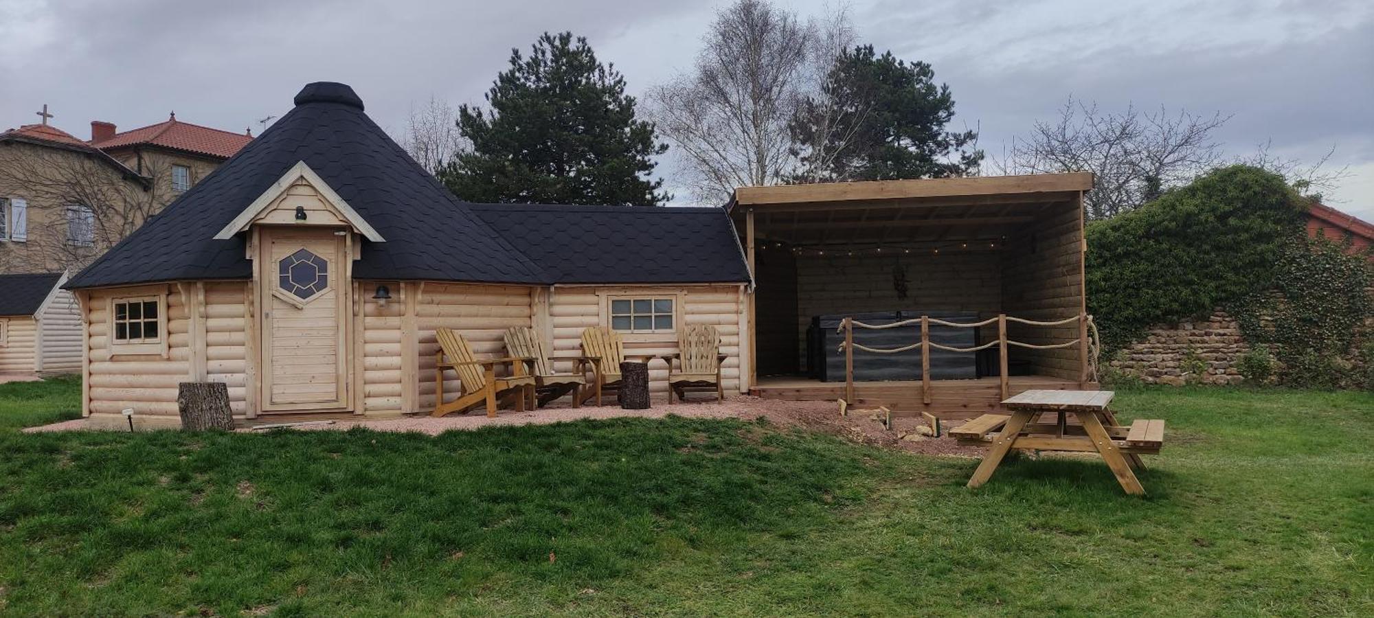 Les Cabanes Du Grand Nord Pradines  Dış mekan fotoğraf